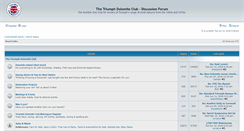 Desktop Screenshot of forum.triumphdolomite.co.uk